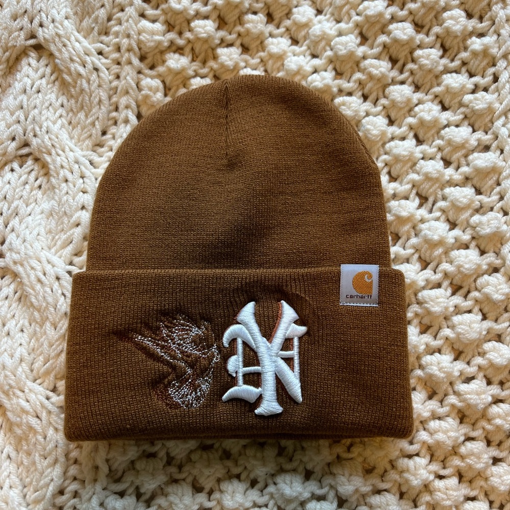 New York carhartt beanie collab